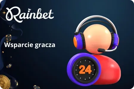 Całodobowe wsparcie klientów w kasynie Rainbet