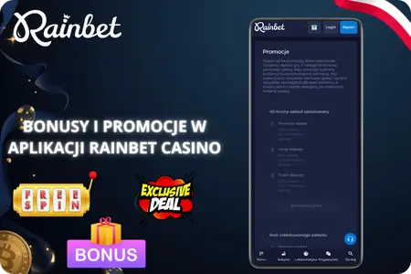 Bonusy i promocje w Rainbet App 