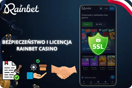 Bezpieczeństwo i licencja w Rainbet App 
