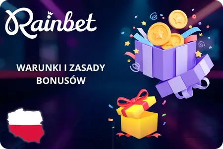 Warunki i zasady bonusów Rainbet Casino Bonus