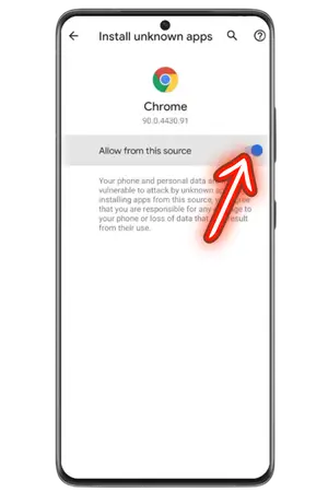 Zezwolenie na instalację Rainbet APK z nieznanych źródeł